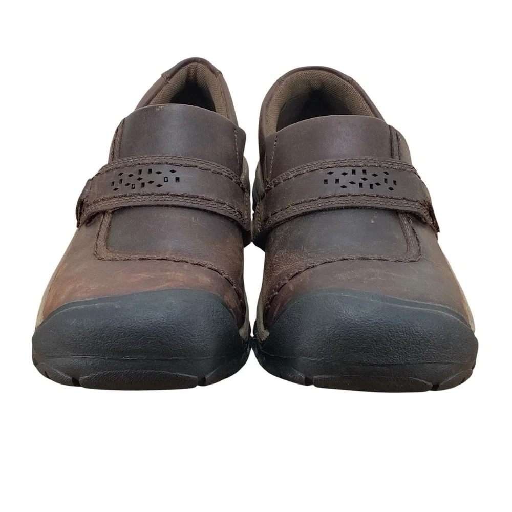KEEN Kaci Presidio Loafers Shoes Women's Size 9 Brown Bison Leather Casual